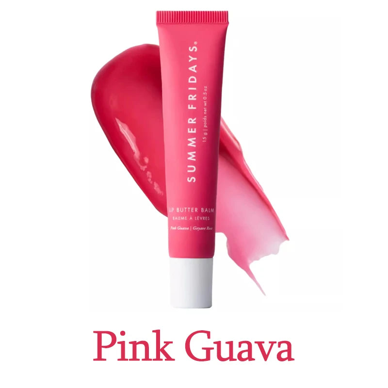 Summer Friday's Lip Balm Moisturizing Mirror Lip Gloss Lip Pink Guava Vanilla Coffee Cake Smell Lipstick Transparent Oil Makeup