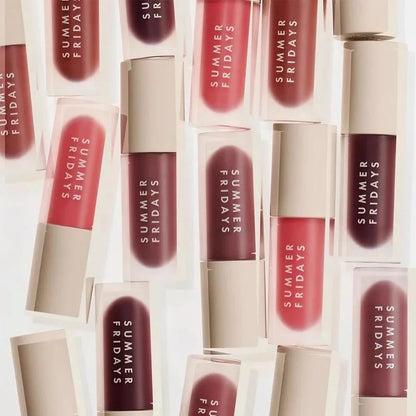 Summer Friday's Lip Balm Moisturizing Mirror Lip Gloss Lip Pink Guava Vanilla Coffee Cake Smell Lipstick Transparent Oil Makeup