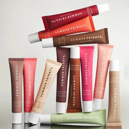 Summer Friday's Lip Balm Moisturizing Mirror Lip Gloss Lip Pink Guava Vanilla Coffee Cake Smell Lipstick Transparent Oil Makeup