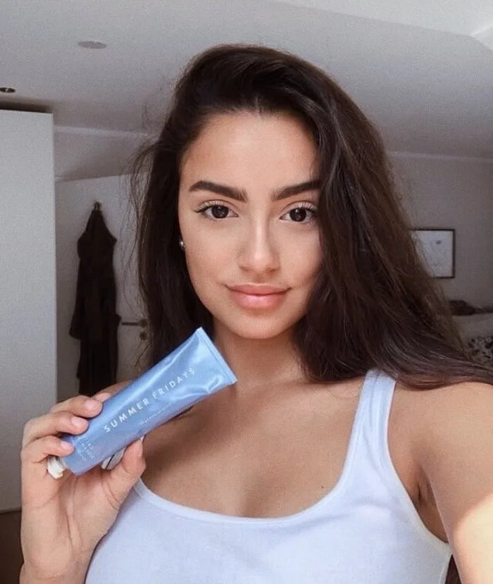 Summer Fridays The Holiday Trio Set Lip Butter Balm in Hot Cocoa Toasted Marshmallow Jet Lag Mask Moisturizer Lip Gloss Skin