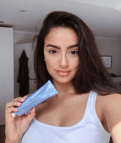 Summer Fridays The Holiday Trio Set Lip Butter Balm in Hot Cocoa Toasted Marshmallow Jet Lag Mask Moisturizer Lip Gloss Skin